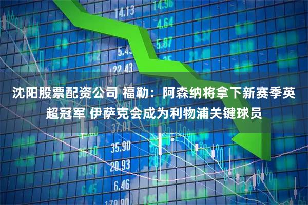 沈阳股票配资公司 福勒：阿森纳将拿下新赛季英超冠军 伊萨克会成为利物浦关键球员